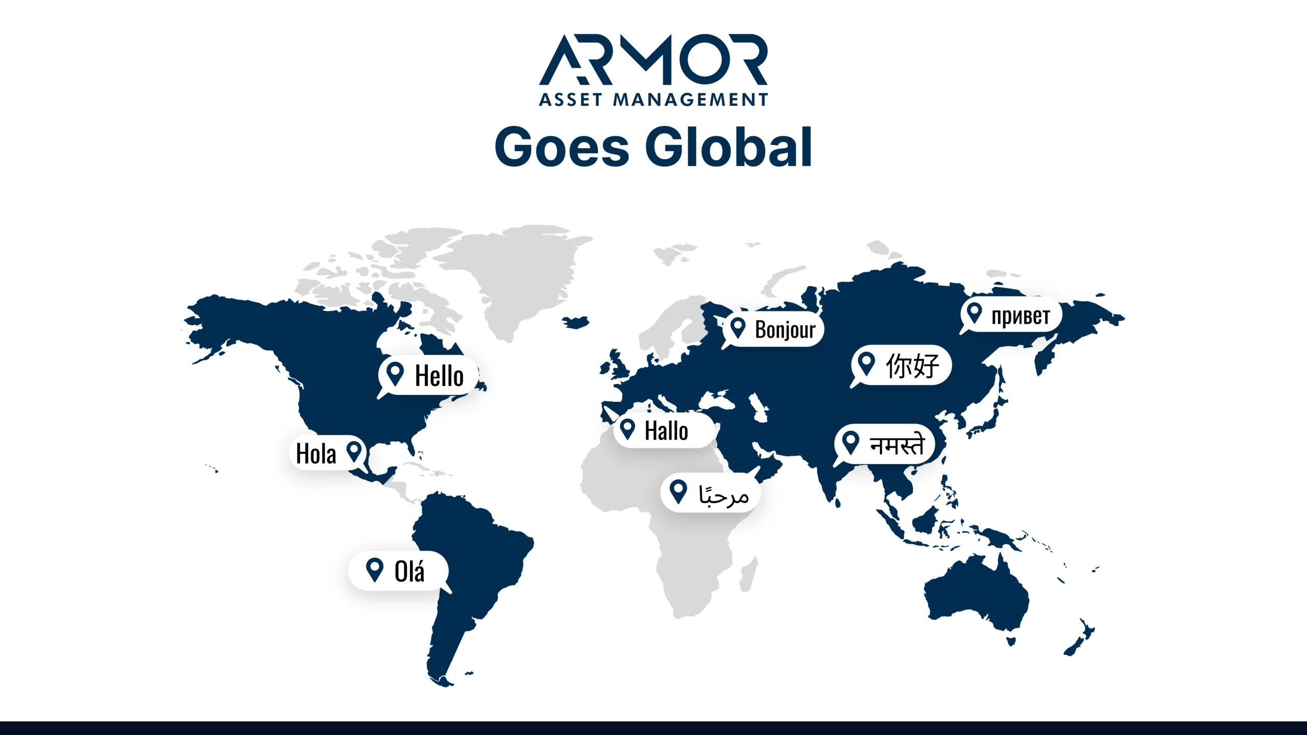 Amor Goes Global map
