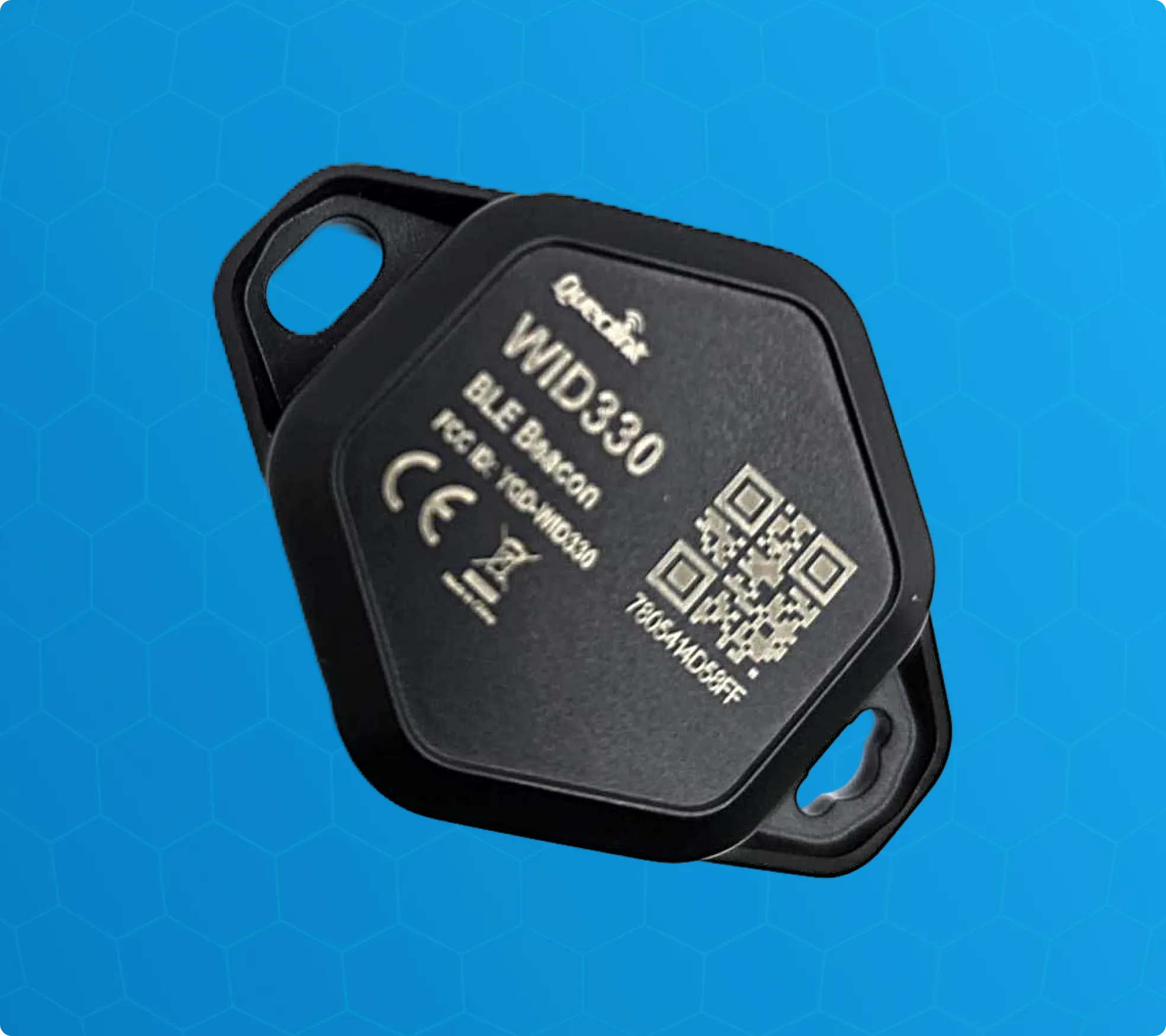 Queclink WID330 Bluetooth Low Energy beacon sensor tag integrated with the Armor™ indoor asset tracking network.